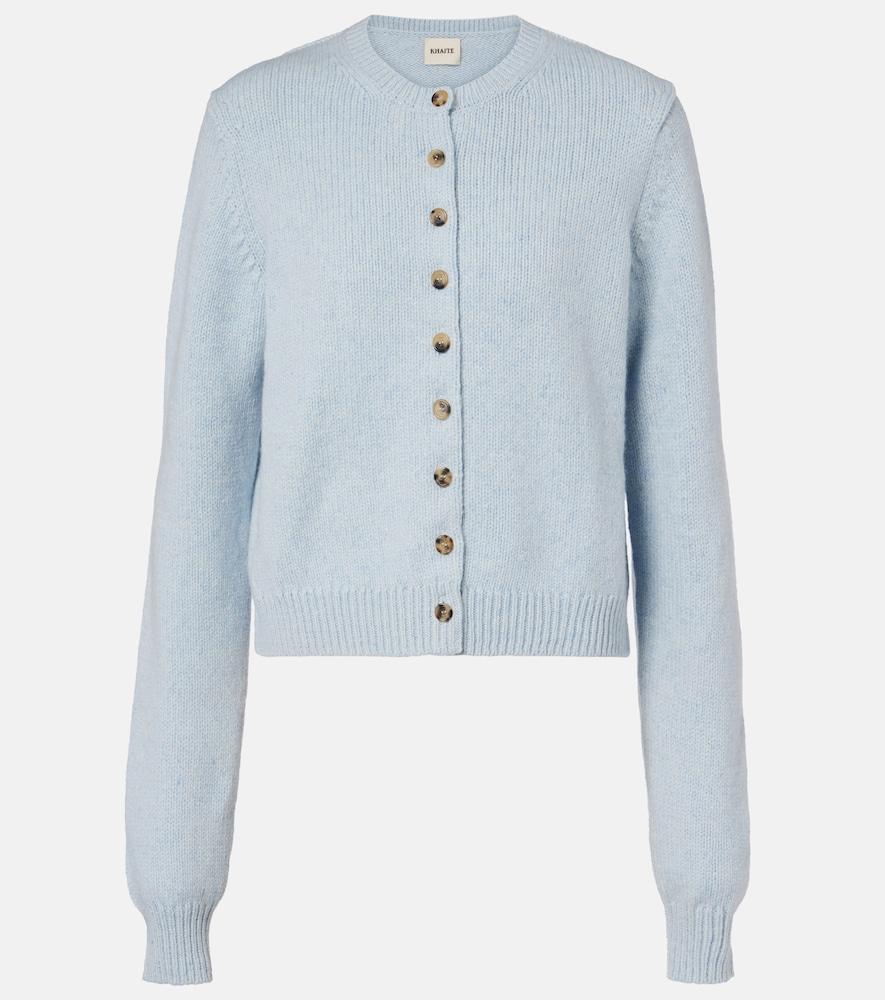 khaite everheart cashmere cardigan