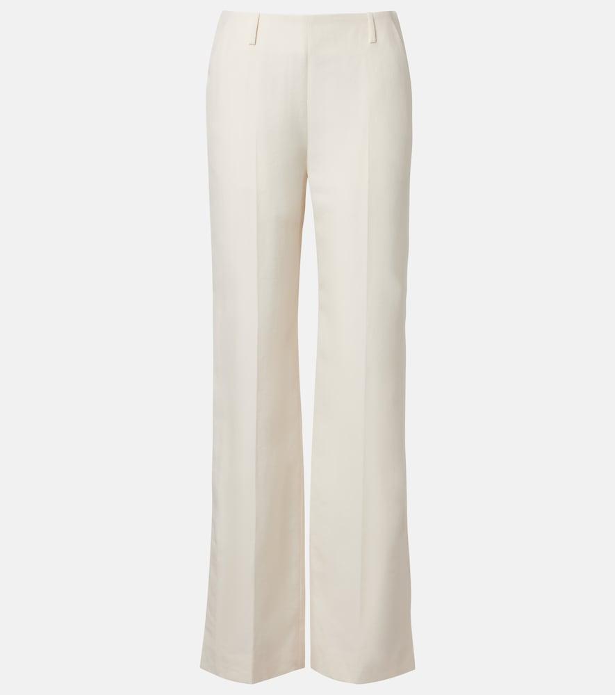 khaite grenare straight pants