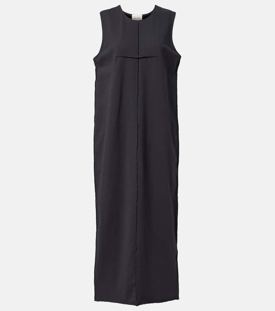 khaite hal cotton maxi dress