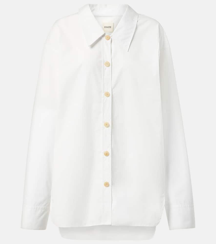 khaite herschel cotton shirt