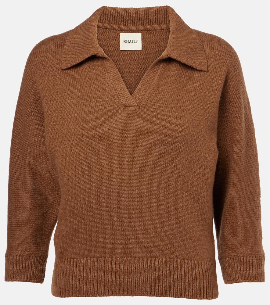 khaite herve cashmere sweater