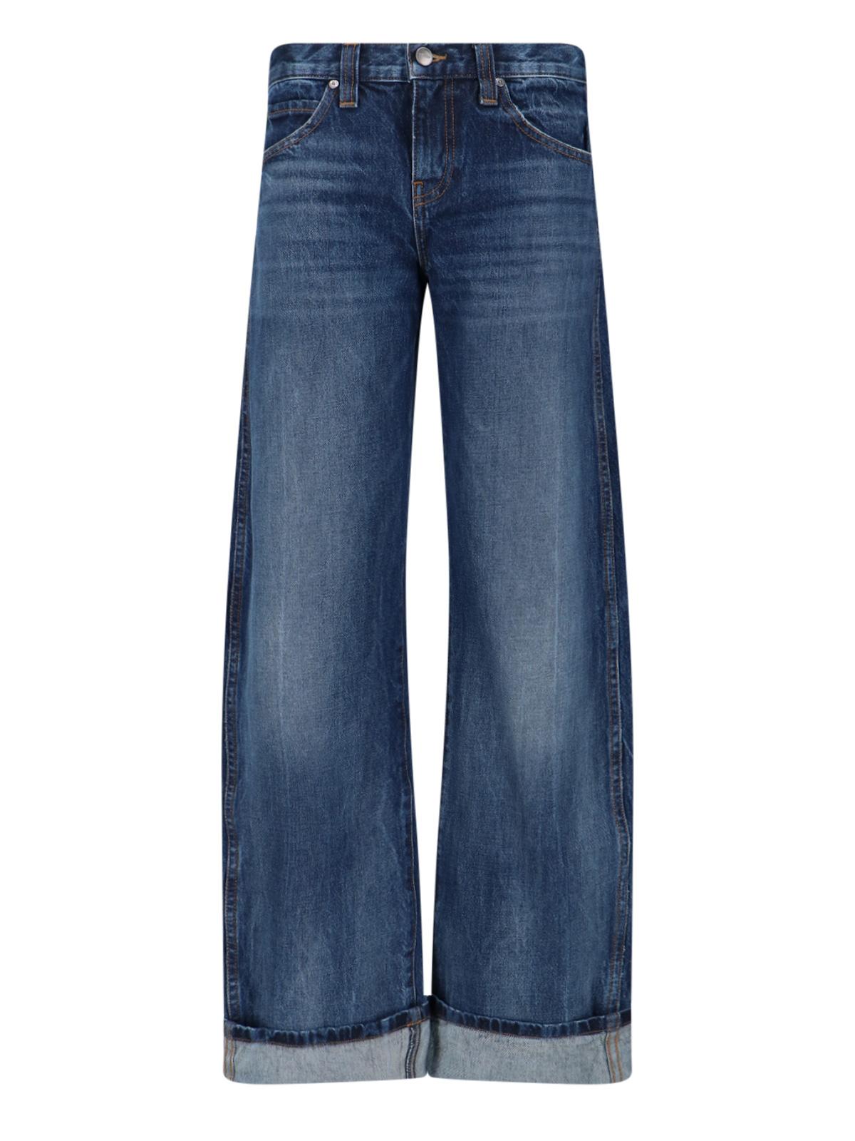 khaite jeans blue cotton - women