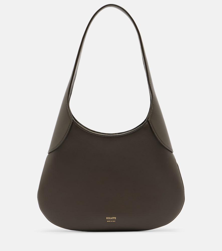 khaite joan small leather shoulder bag