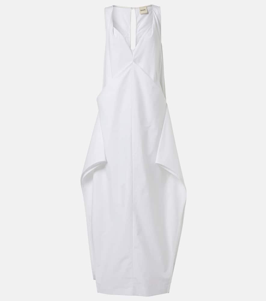 khaite kenith cotton maxi dress