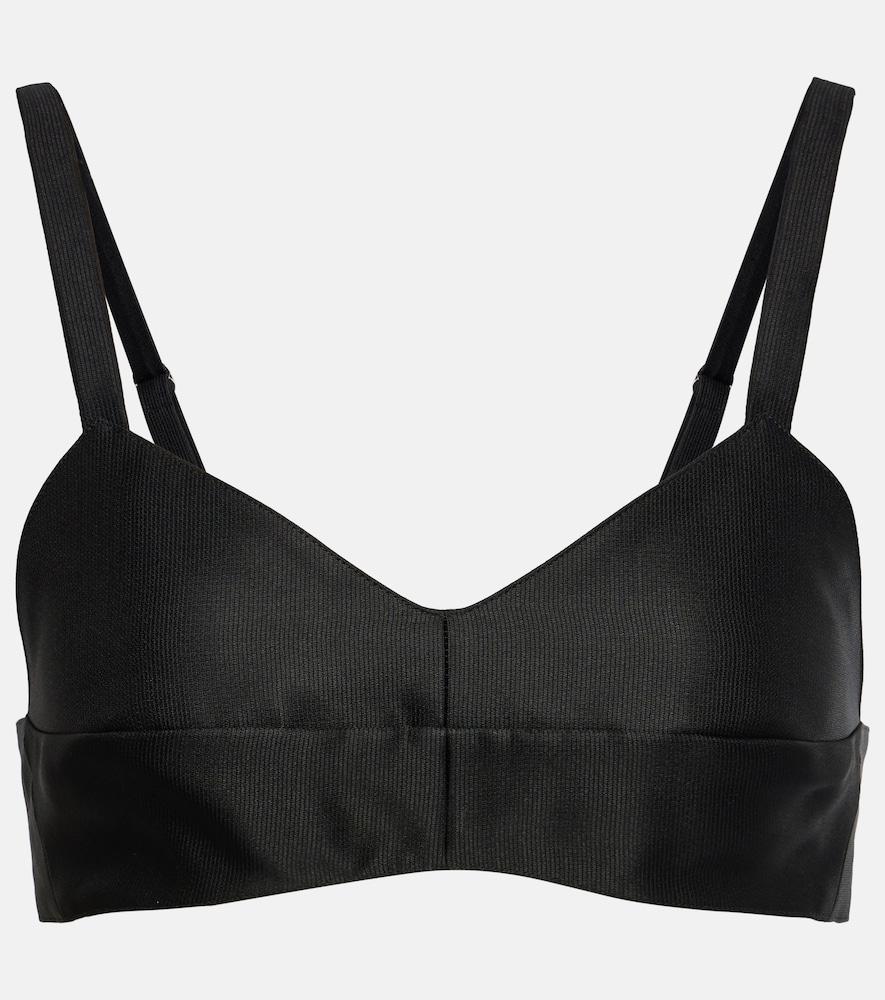 khaite knox silk bralette