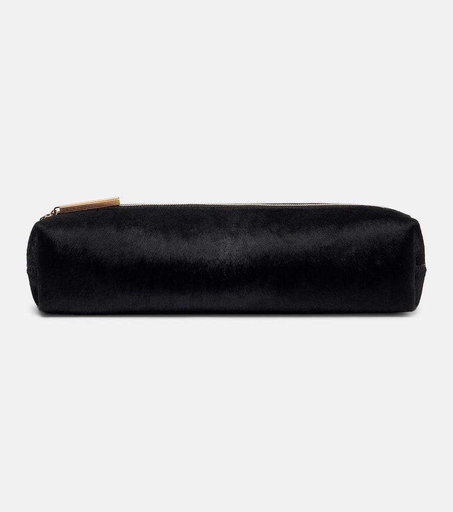 khaite kye calf hair clutch
