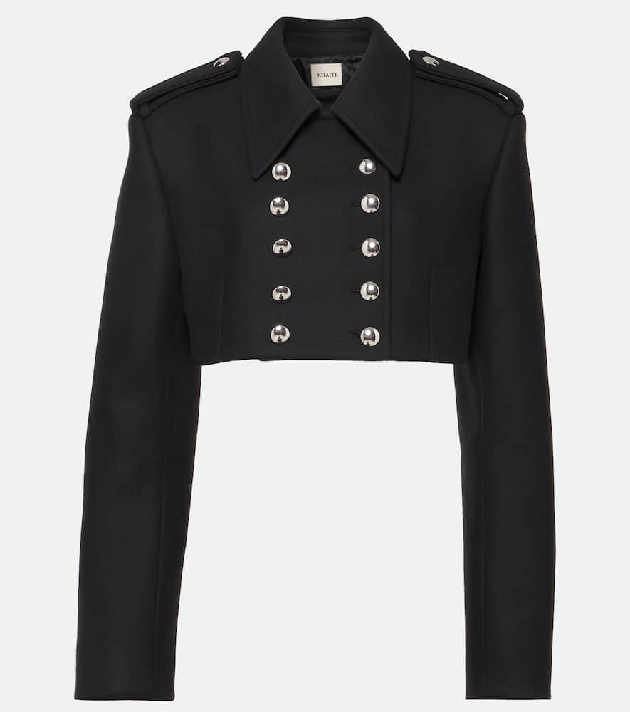 khaite leara cropped wool