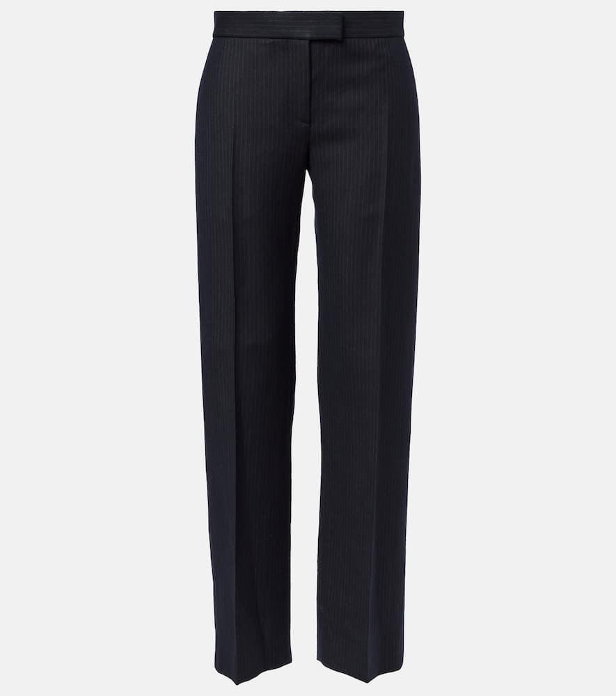 khaite lenn pinstripe wool