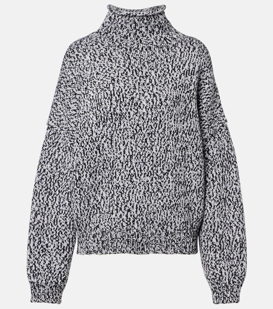 khaite leon cashmere turtleneck sweater
