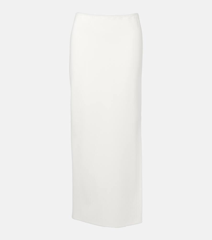 khaite lilth crêpe jersey pencil skirt