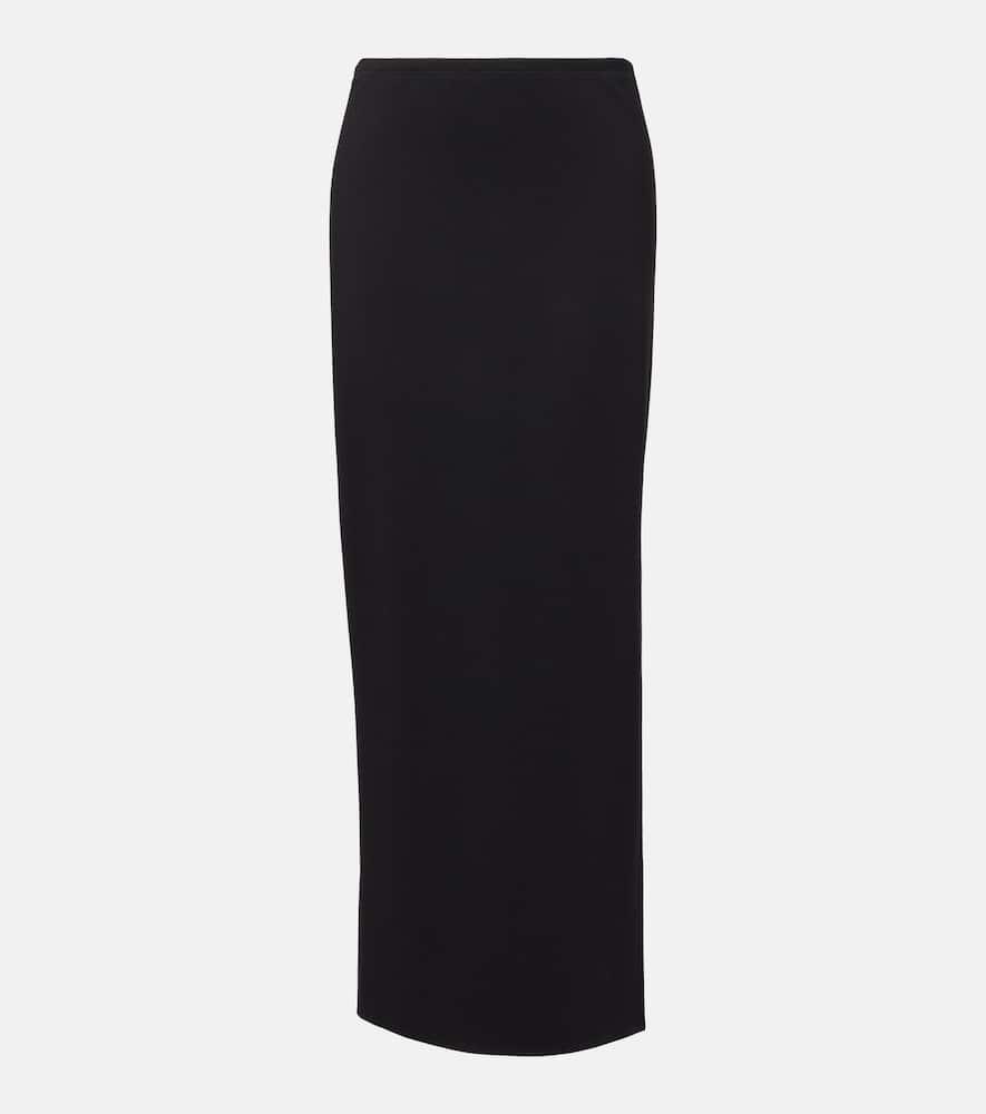 khaite lilth crêpe jersey pencil skirt