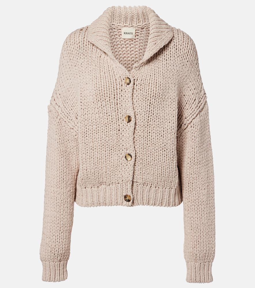 khaite lotta cotton cardigan