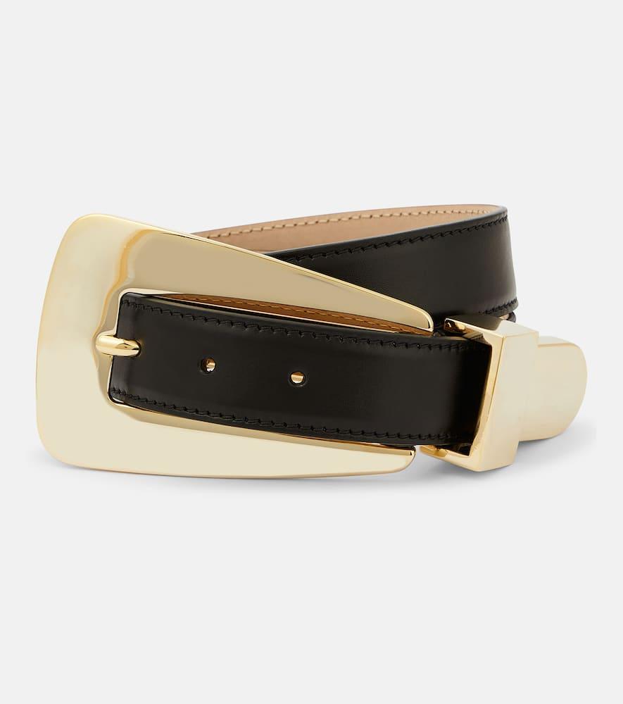 khaite lucca leather belt
