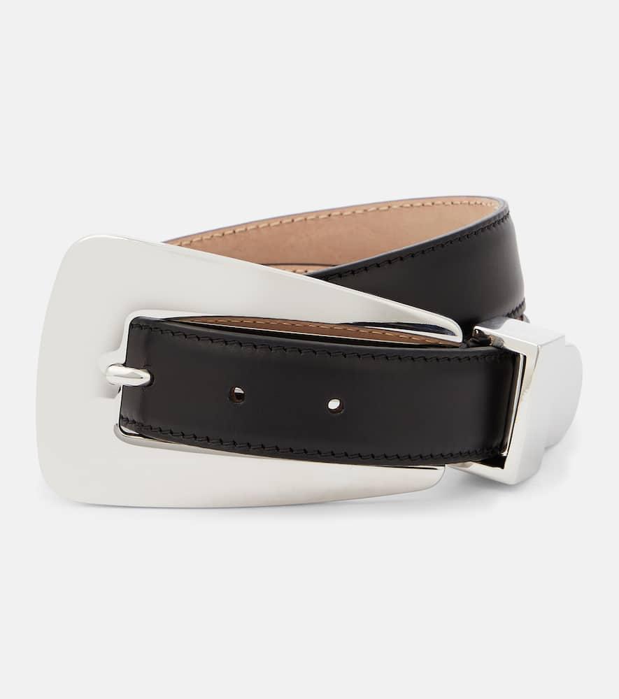 khaite lucca leather belt