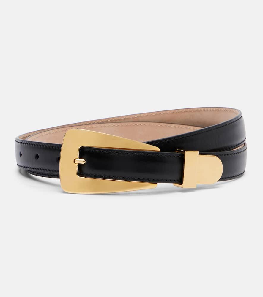 khaite lucca leather belt