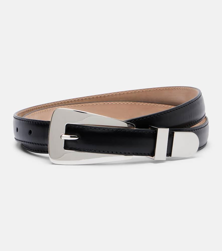 khaite lucca leather belt