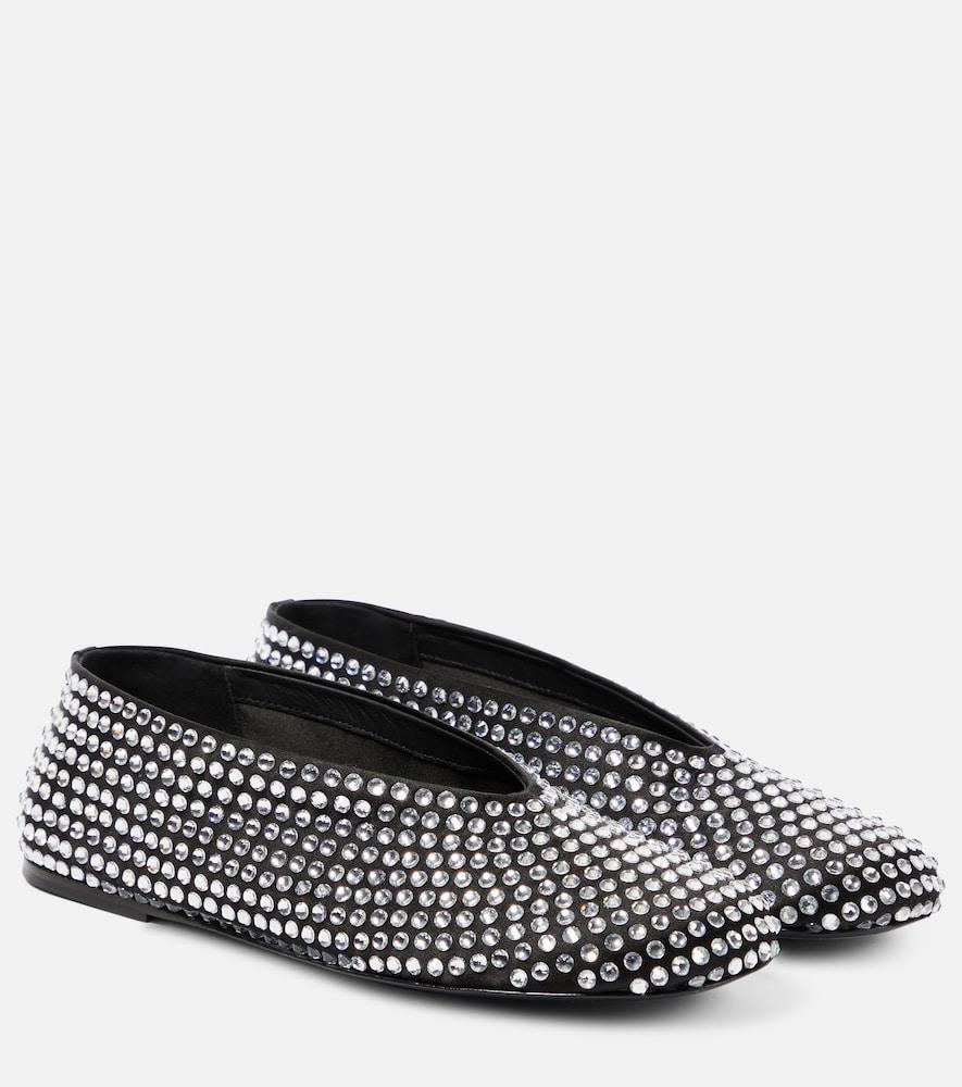 khaite marcy embellished ballet flats