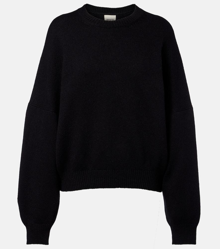 khaite margaux oversized cashmere sweater