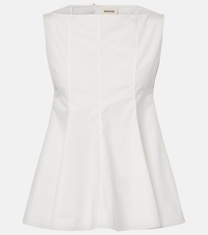 khaite marita cotton top