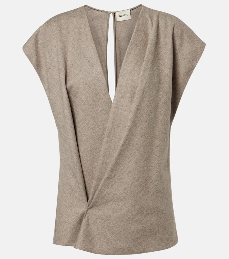 khaite mer cotton top