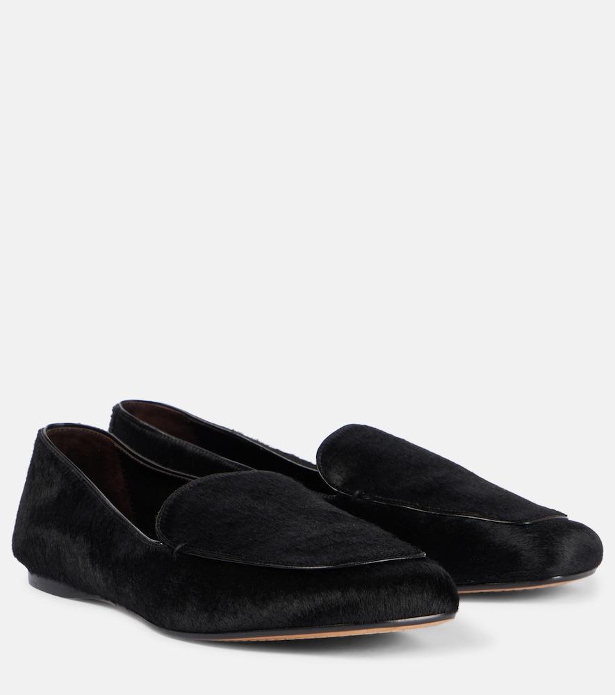 khaite monroe calf hair loafers