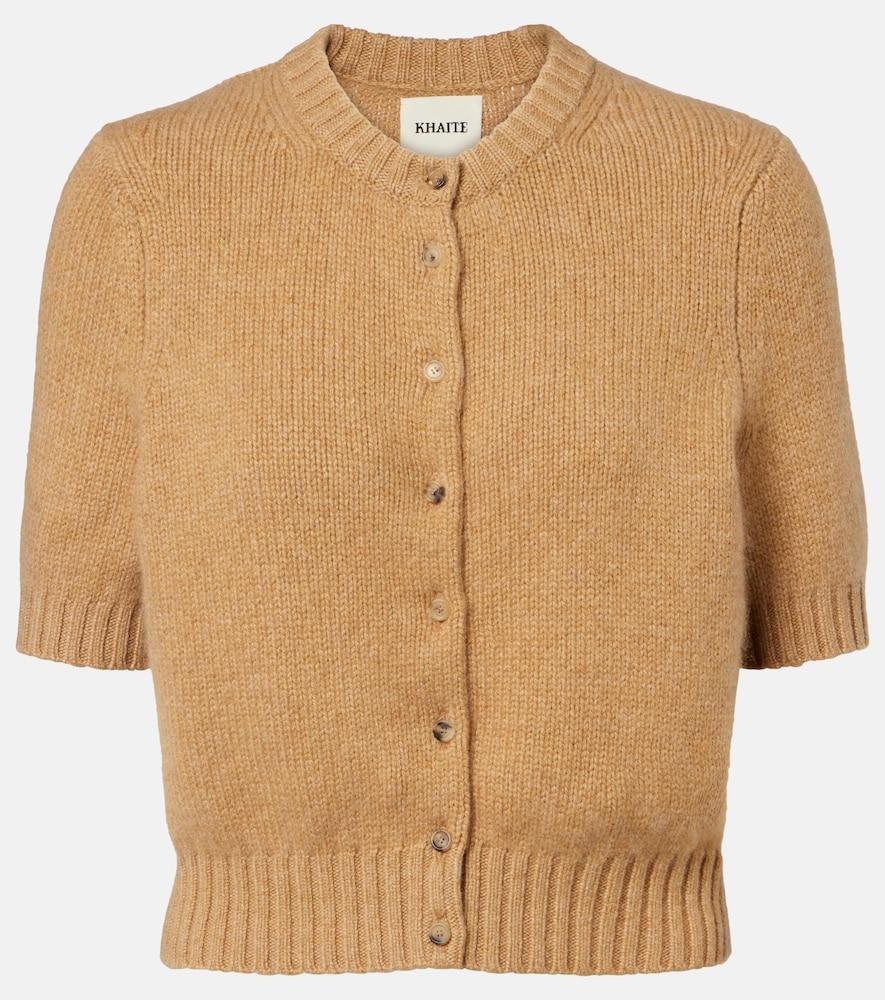 khaite nora cashmere cardigan