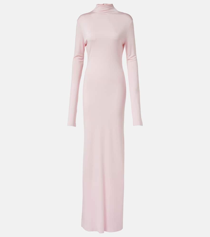 khaite norla jersey maxi dress
