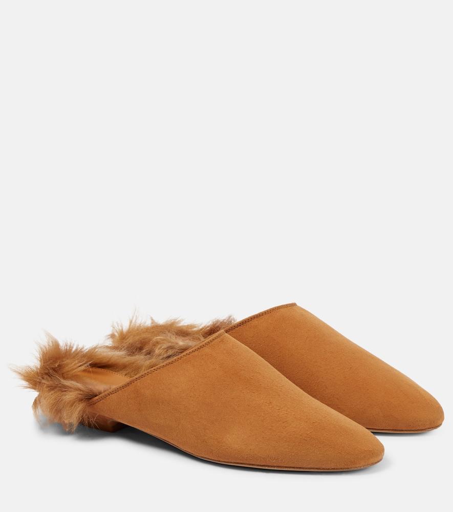 khaite otto shearling