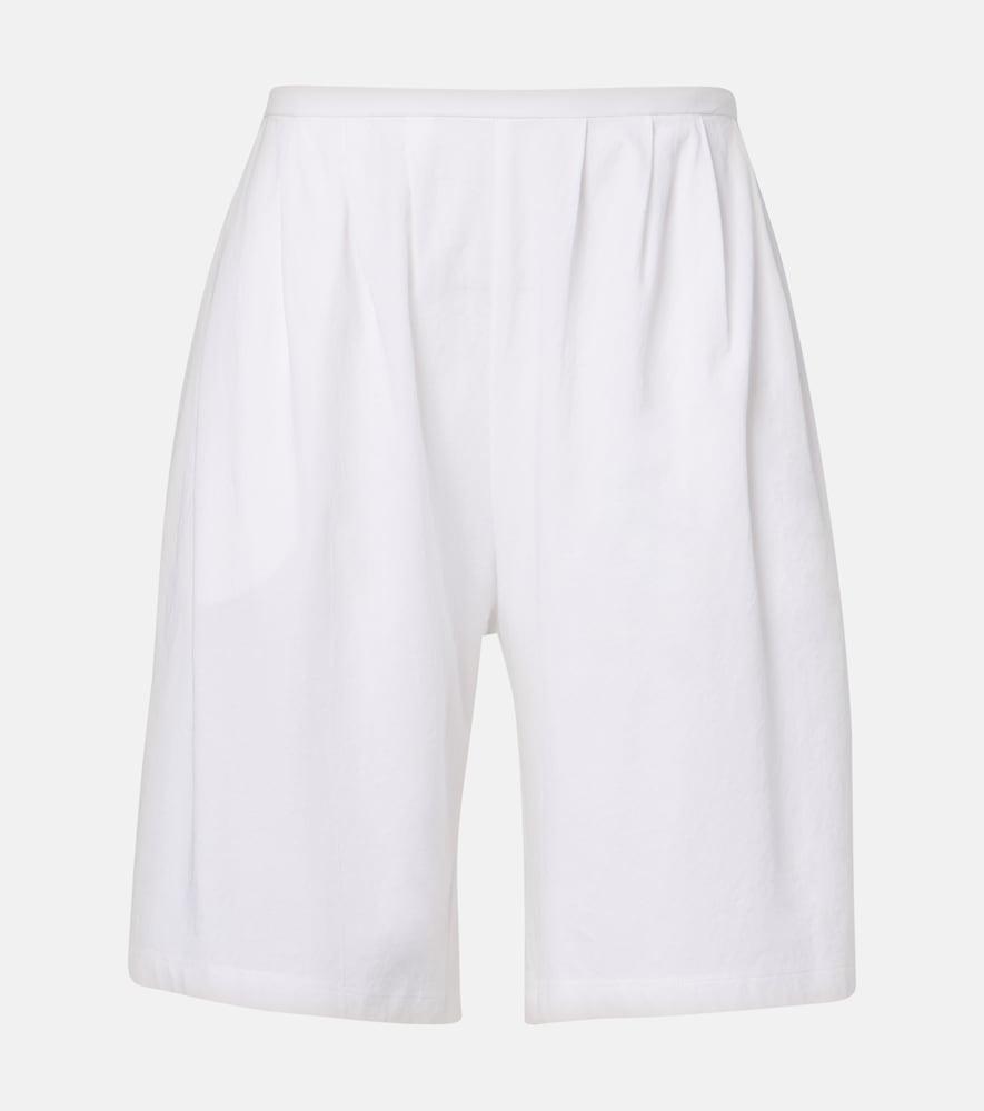 khaite poppy cotton bermuda shorts
