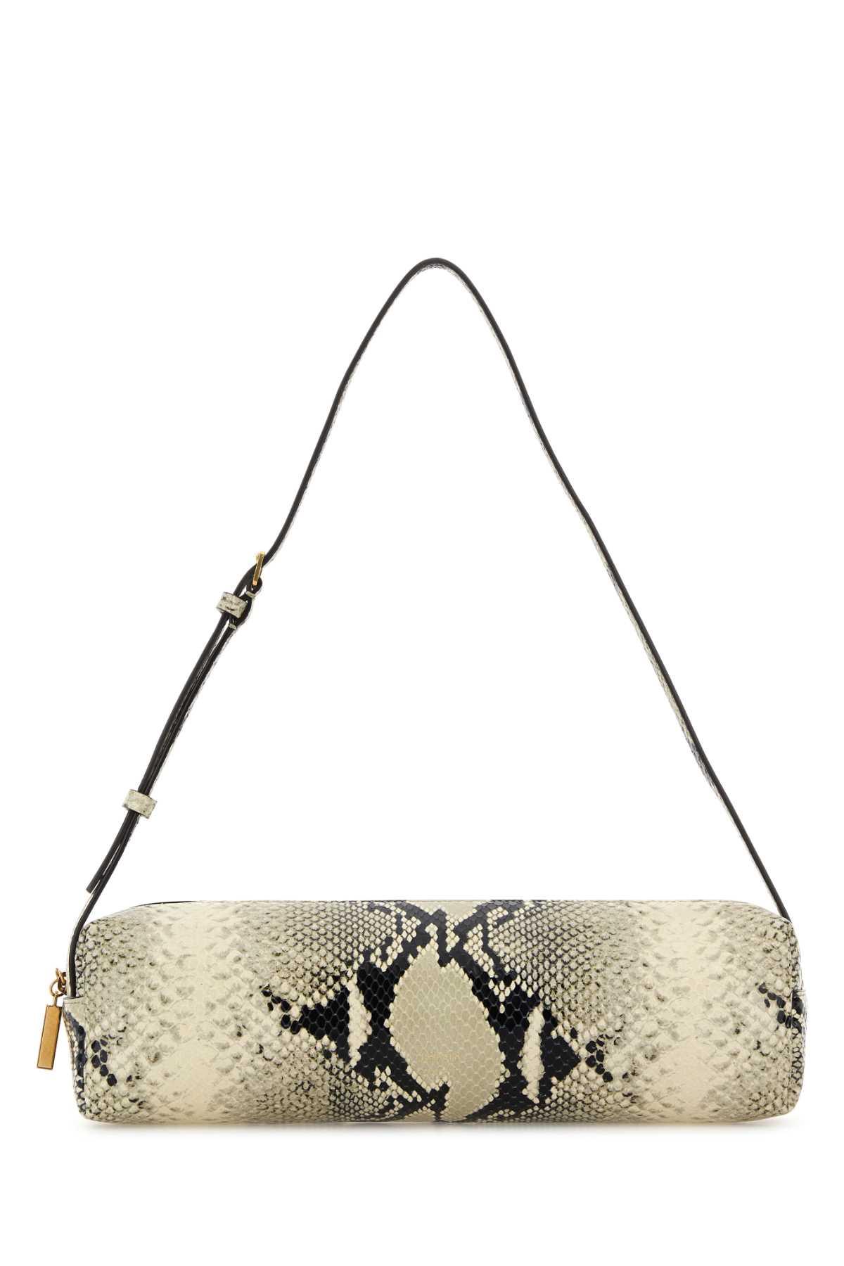 khaite printed leather kye shoulder bag
