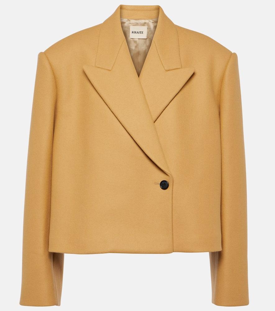 khaite raymond cropped wool