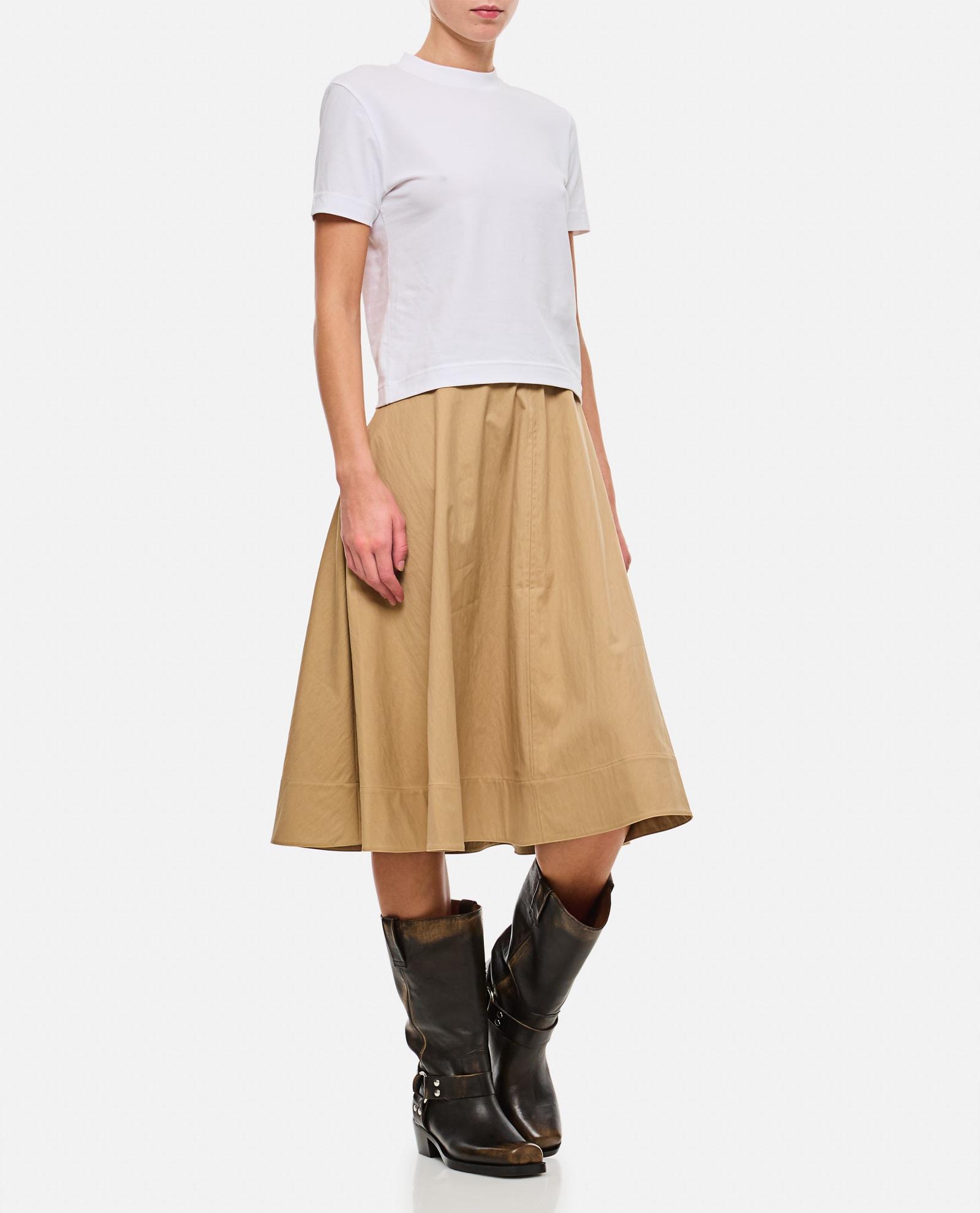 khaite renta midi skirt