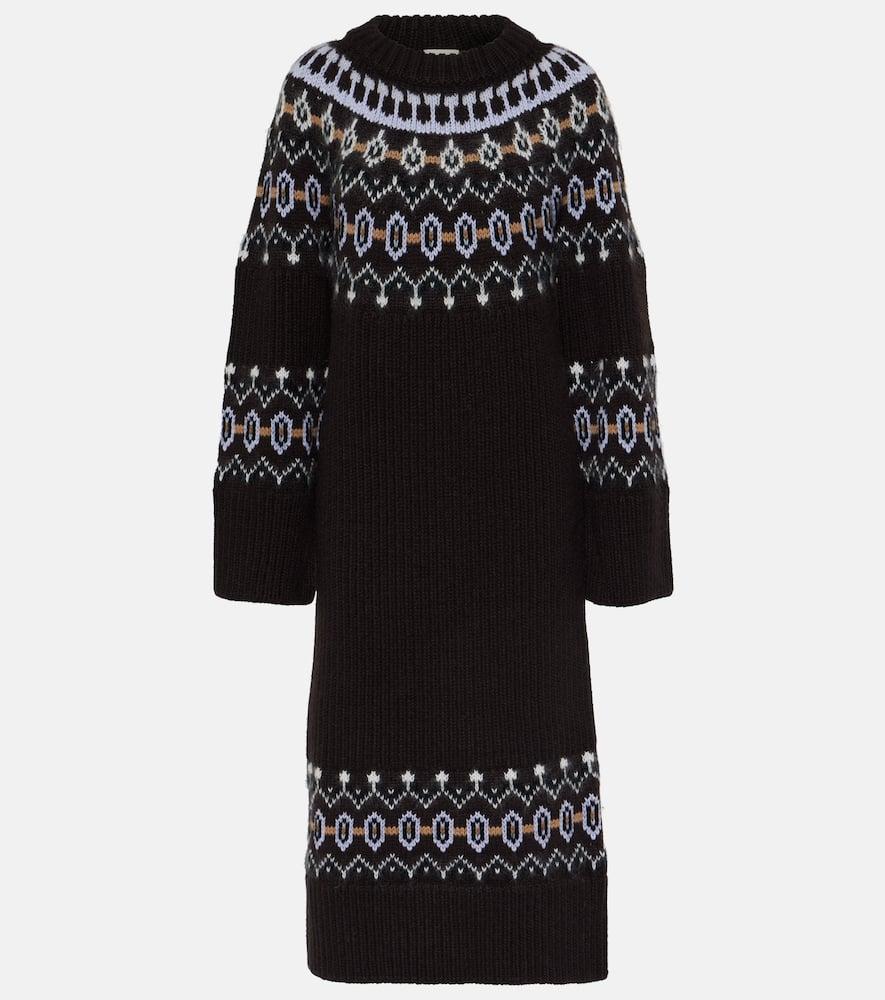 khaite rivka fair isle cashmere