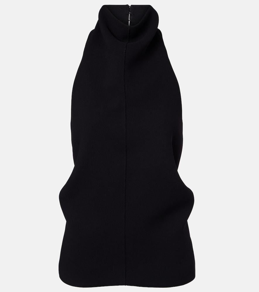 khaite rone halterneck top