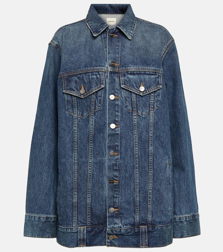 khaite ross denim jacket