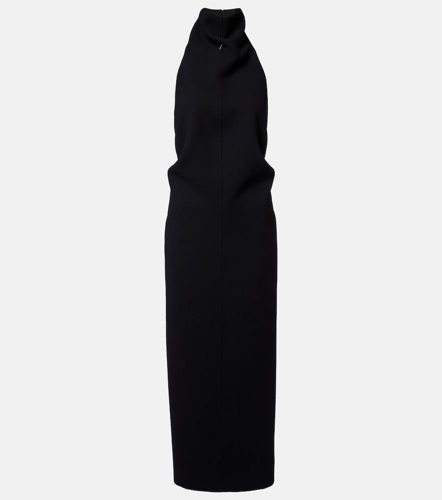 khaite roxanne crêpe maxi dress