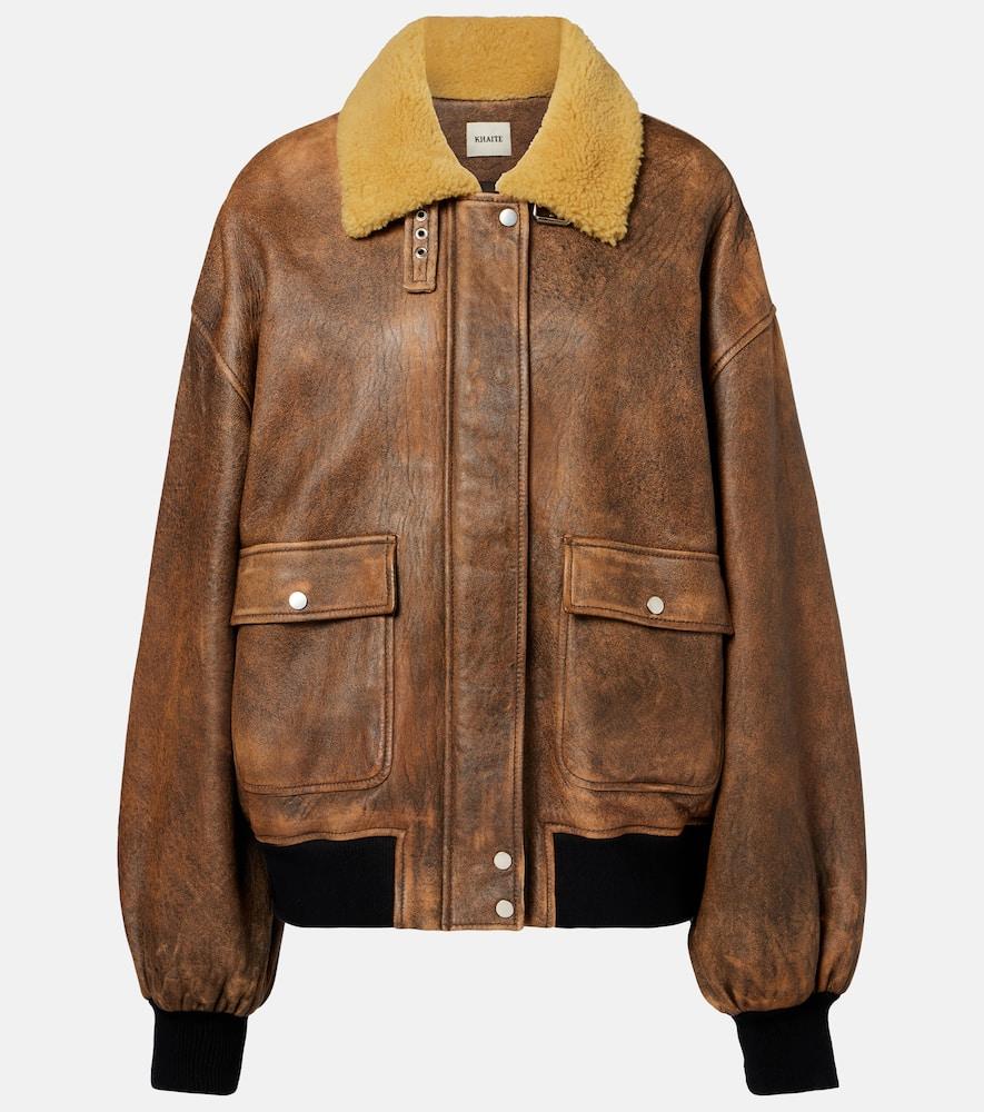 khaite sandor shearling