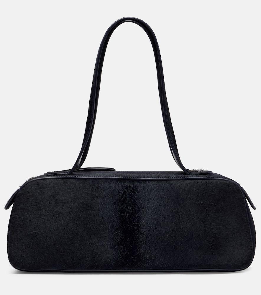 khaite simona calf hair shoulder bag