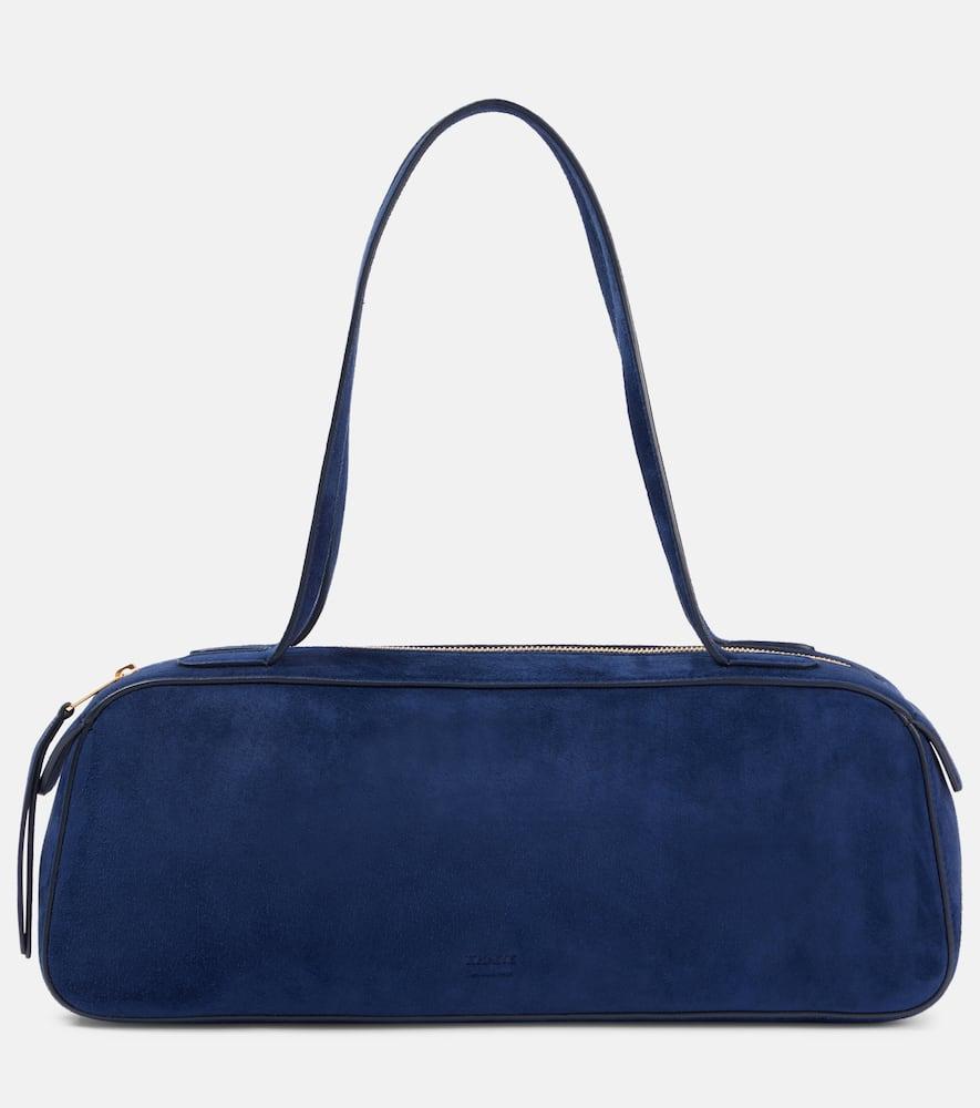 khaite simona suede shoulder bag