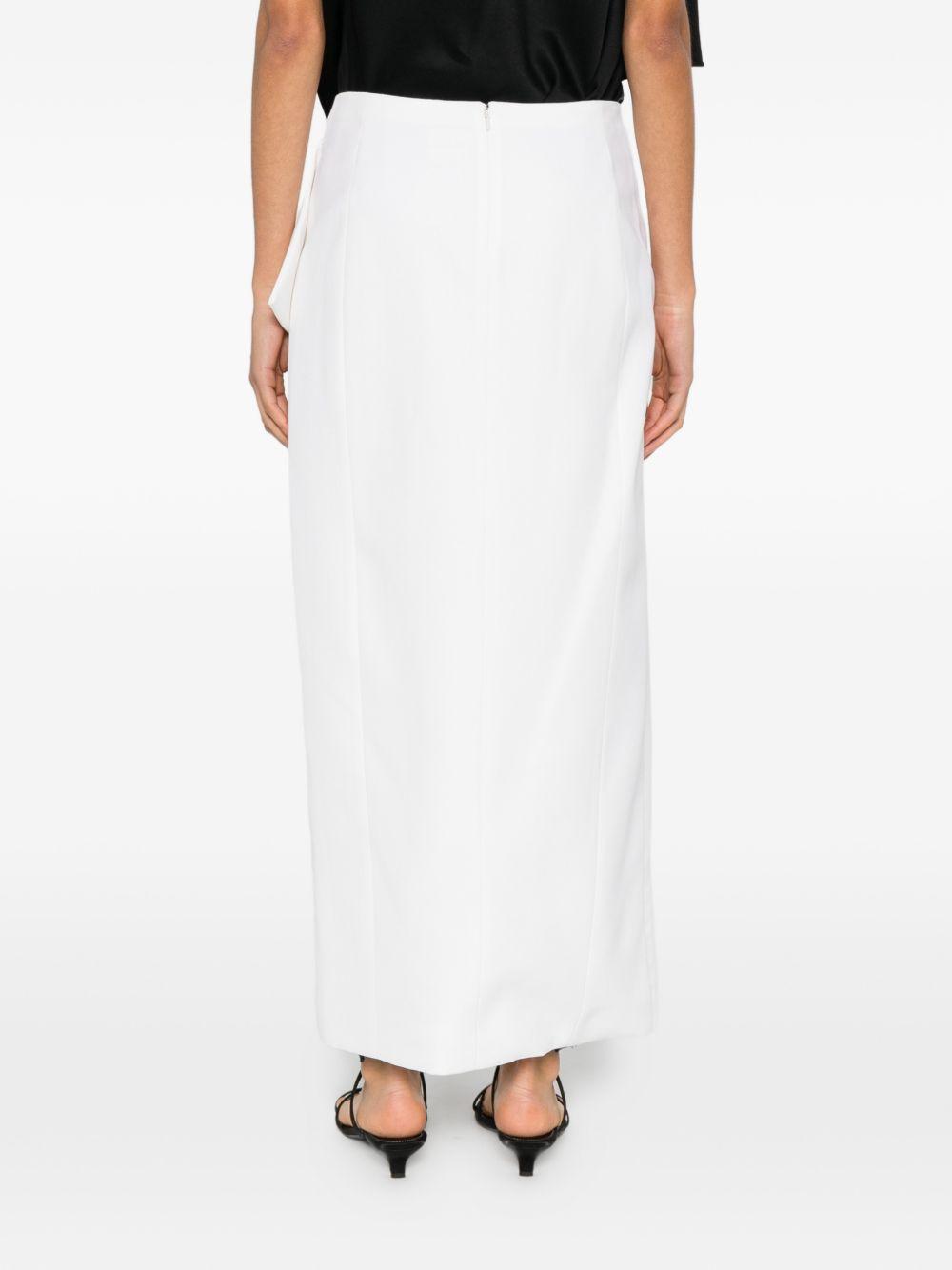 khaite skirts beige outer: virgin wool - women