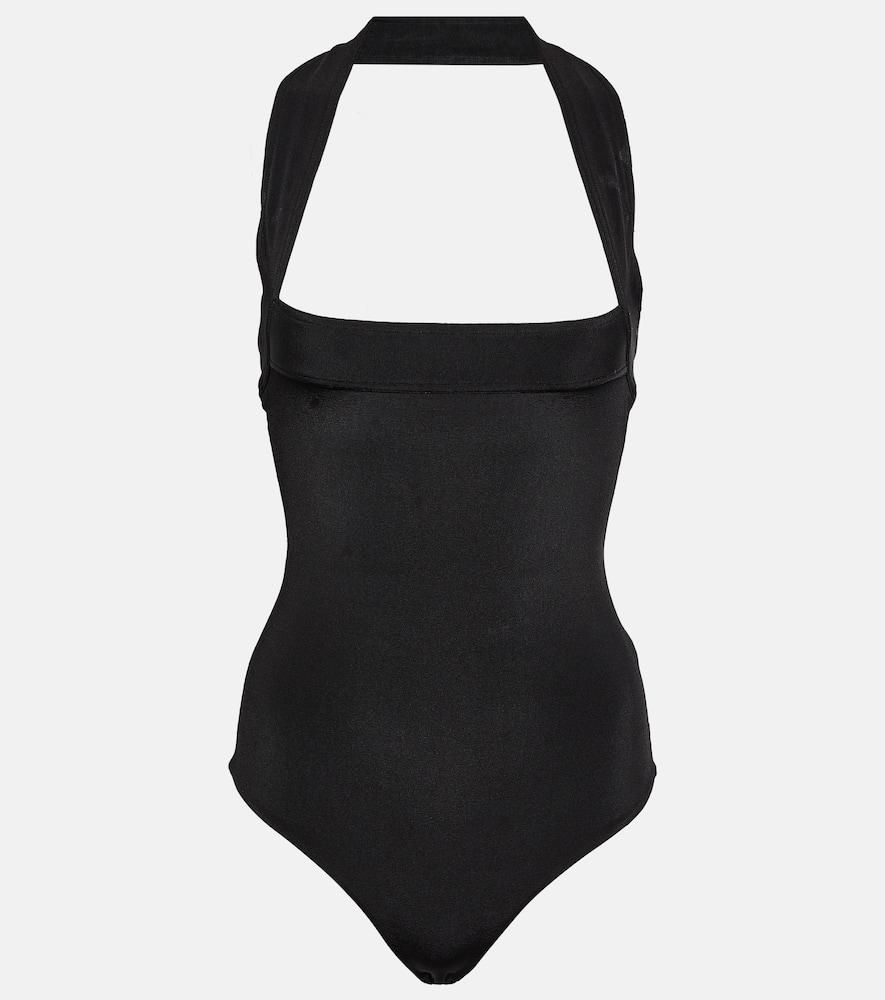khaite sola crêpe jersey bodysuit