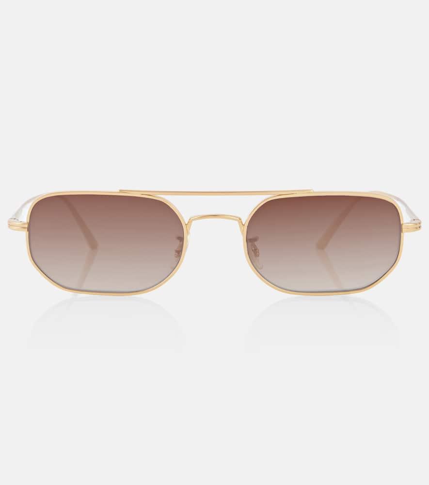 khaite square sunglasses