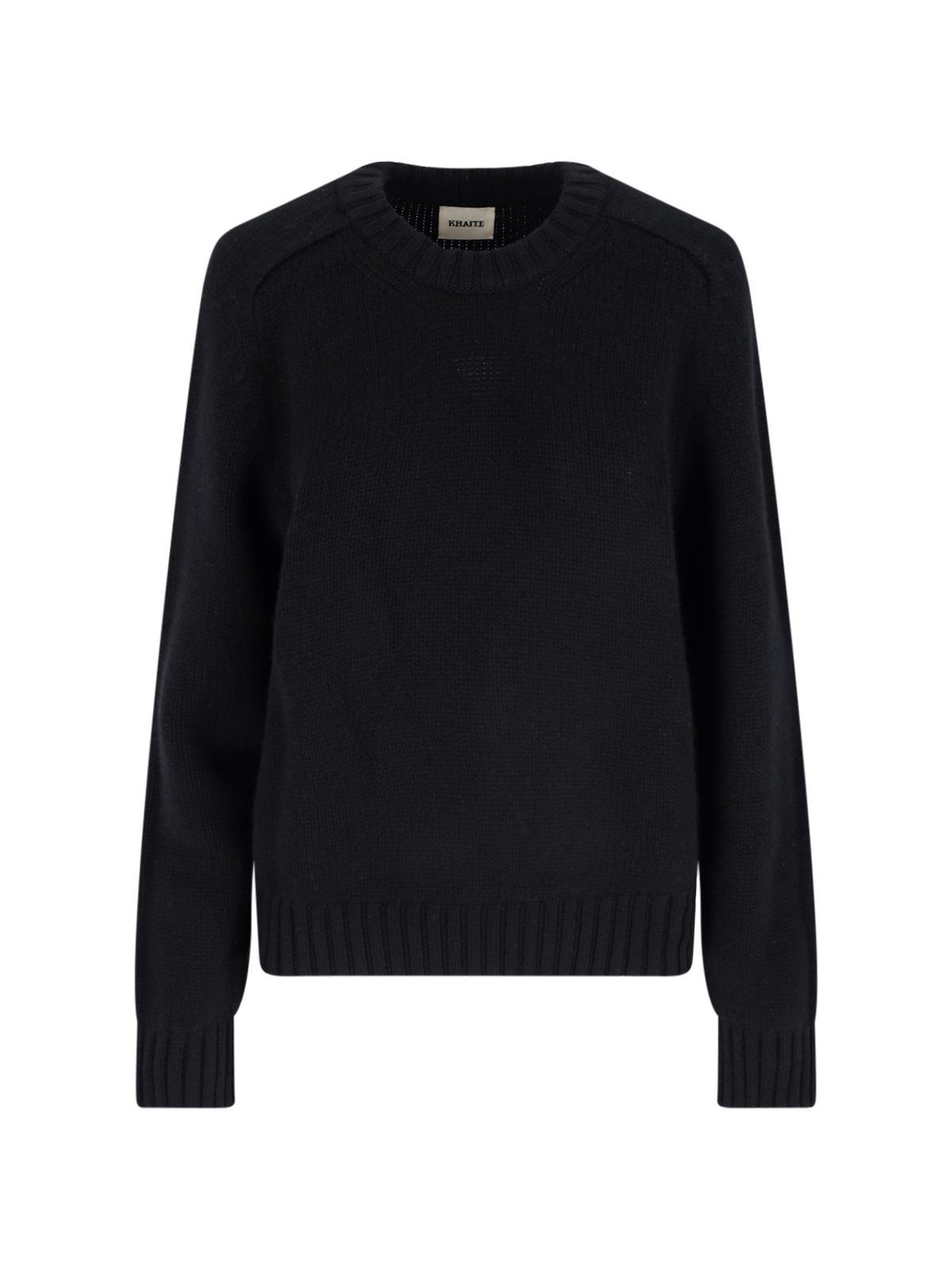 khaite sweaters black cashmere - women