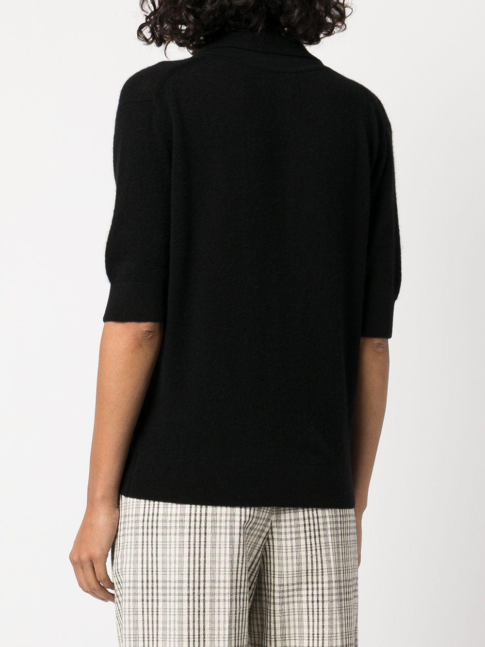 khaite t-shirts and polos black cashmere - women