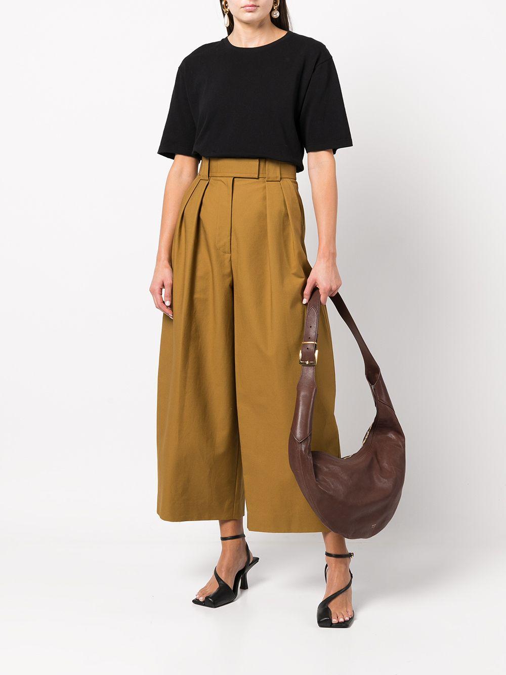 khaite t-shirts and polos black cotton - women