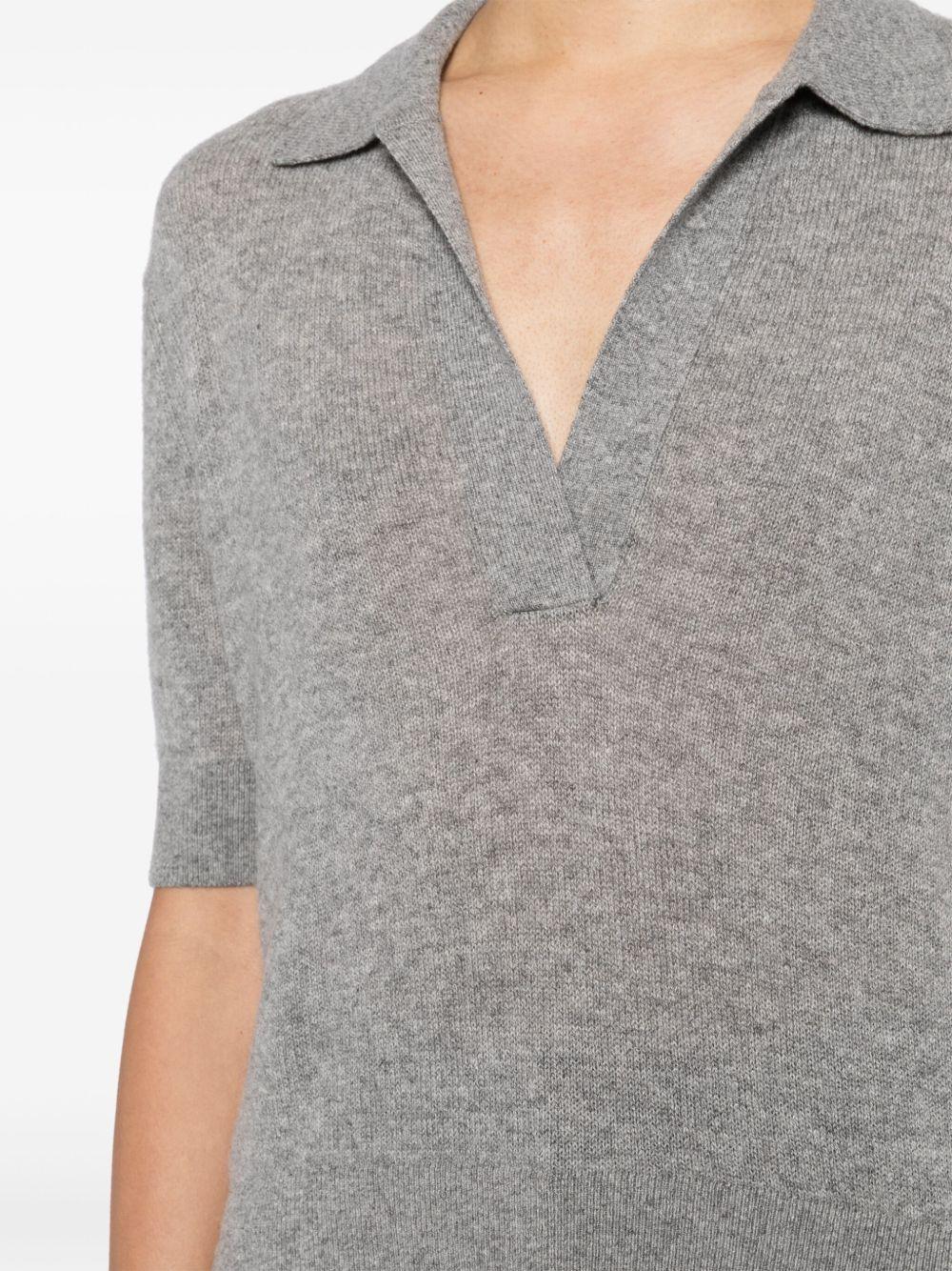khaite t-shirts and polos grey cashmere - women