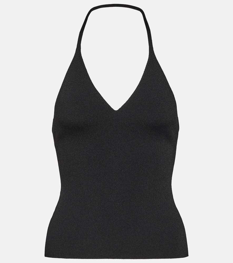 khaite thaiane halterneck top