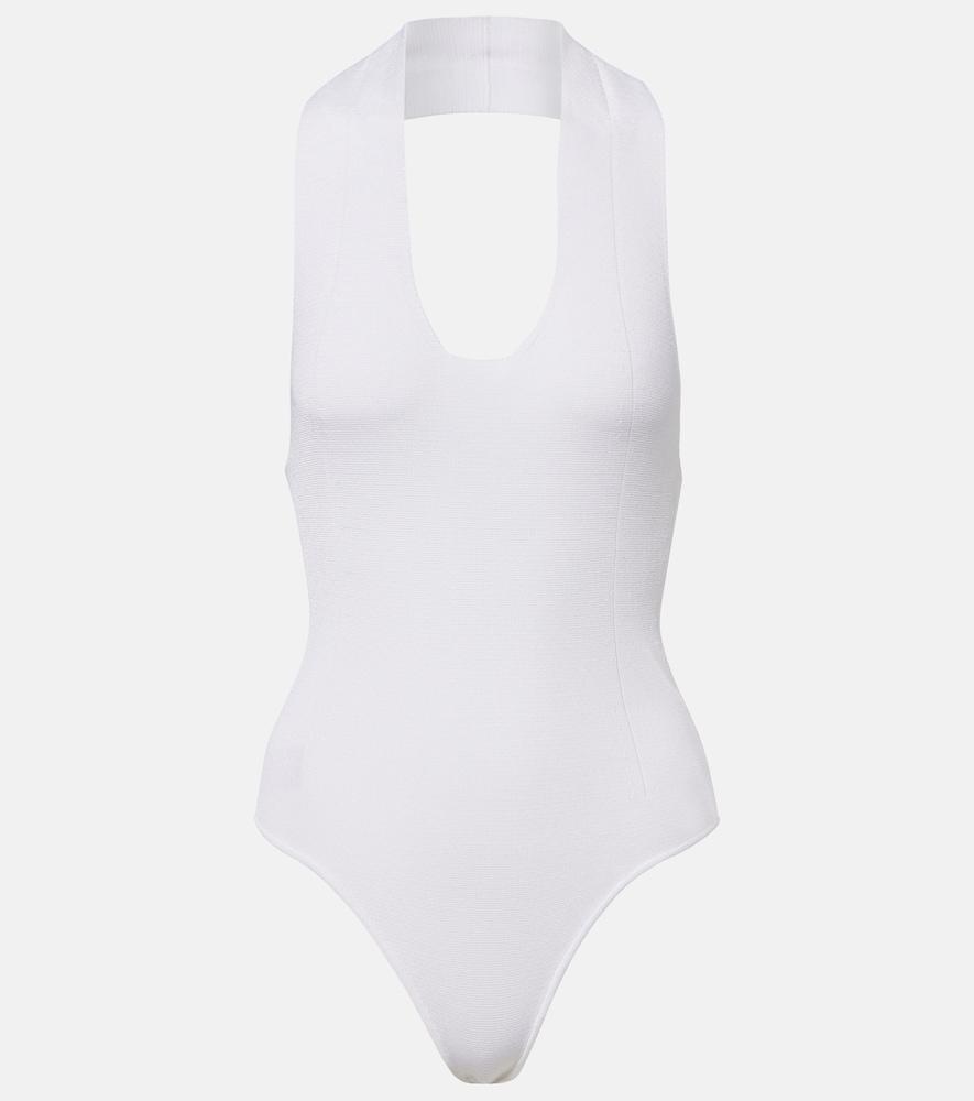 khaite toto halterneck bodysuit