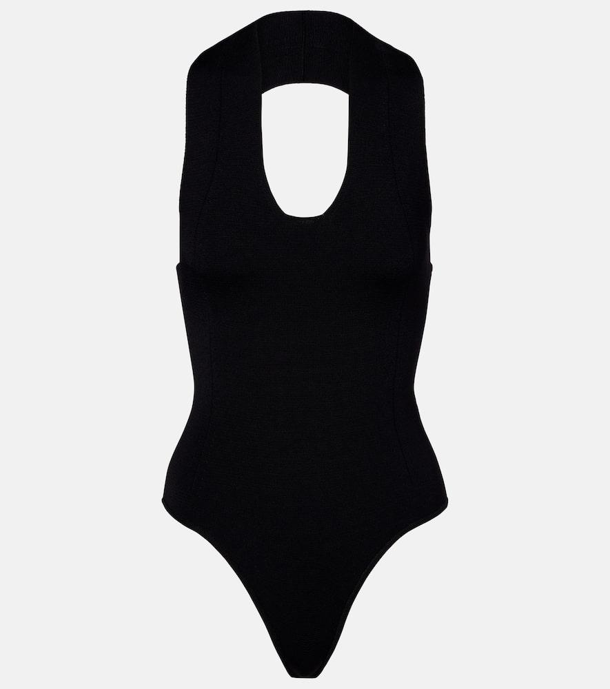 khaite toto halterneck bodysuit
