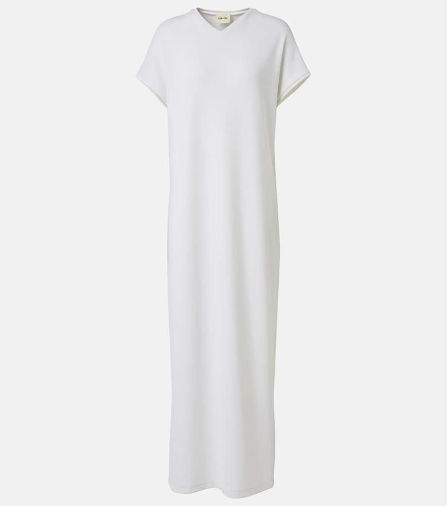 khaite verda jersey maxi dress
